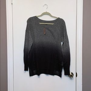 Ombré sweater.